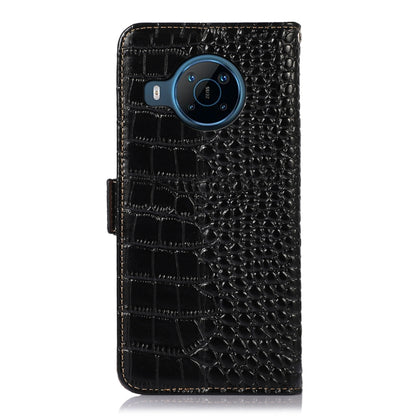 Crocodile Top Layer Cowhide Leather Phone Case, For Alcatel 1B 2022, For Nokia X100, For OPPO Reno7 4G Global/F21 Pro 4G, For Xiaomi Redmi 10A / 9C, For Samsung Galaxy F23 5G / M23, For Samsung Galaxy M33 5G, For Samsung Galaxy M53 5G                  ...
