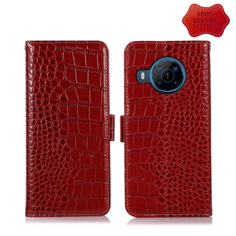 Crocodile Top Layer Cowhide Leather Phone Case, For Alcatel 1B 2022, For Nokia X100, For OPPO Reno7 4G Global/F21 Pro 4G, For Xiaomi Redmi 10A / 9C, For Samsung Galaxy F23 5G / M23, For Samsung Galaxy M33 5G, For Samsung Galaxy M53 5G                  ...