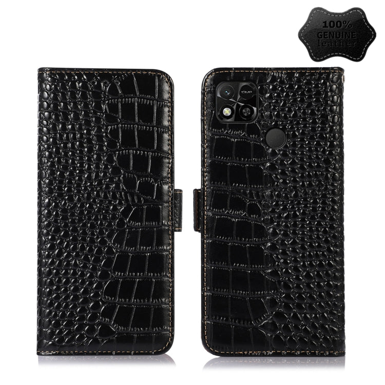 Crocodile Top Layer Cowhide Leather Phone Case, For Alcatel 1B 2022, For Nokia X100, For OPPO Reno7 4G Global/F21 Pro 4G, For Xiaomi Redmi 10A / 9C, For Samsung Galaxy F23 5G / M23, For Samsung Galaxy M33 5G, For Samsung Galaxy M53 5G                  ...
