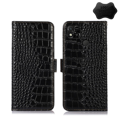 Crocodile Top Layer Cowhide Leather Phone Case, For Alcatel 1B 2022, For Nokia X100, For OPPO Reno7 4G Global/F21 Pro 4G, For Xiaomi Redmi 10A / 9C, For Samsung Galaxy F23 5G / M23, For Samsung Galaxy M33 5G, For Samsung Galaxy M53 5G                  ...