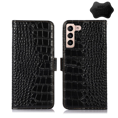 Crocodile Top Layer Cowhide Leather Phone Case, For Alcatel 1B 2022, For Nokia X100, For OPPO Reno7 4G Global/F21 Pro 4G, For Xiaomi Redmi 10A / 9C, For Samsung Galaxy F23 5G / M23, For Samsung Galaxy M33 5G, For Samsung Galaxy M53 5G                  ...