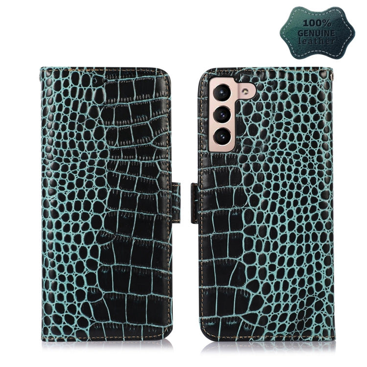 Crocodile Top Layer Cowhide Leather Phone Case, For Alcatel 1B 2022, For Nokia X100, For OPPO Reno7 4G Global/F21 Pro 4G, For Xiaomi Redmi 10A / 9C, For Samsung Galaxy F23 5G / M23, For Samsung Galaxy M33 5G, For Samsung Galaxy M53 5G                  ...