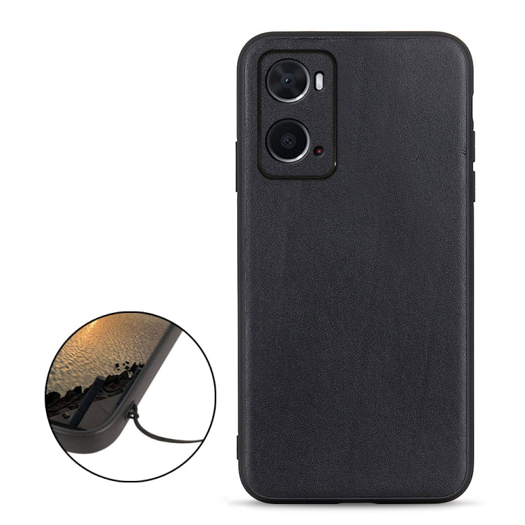 Lambskin Texture Genuine Leather Phone Case, For OPPO A16, For OPPO A76, For vivo X80 Pro, For Samsung Galaxy M33 5G