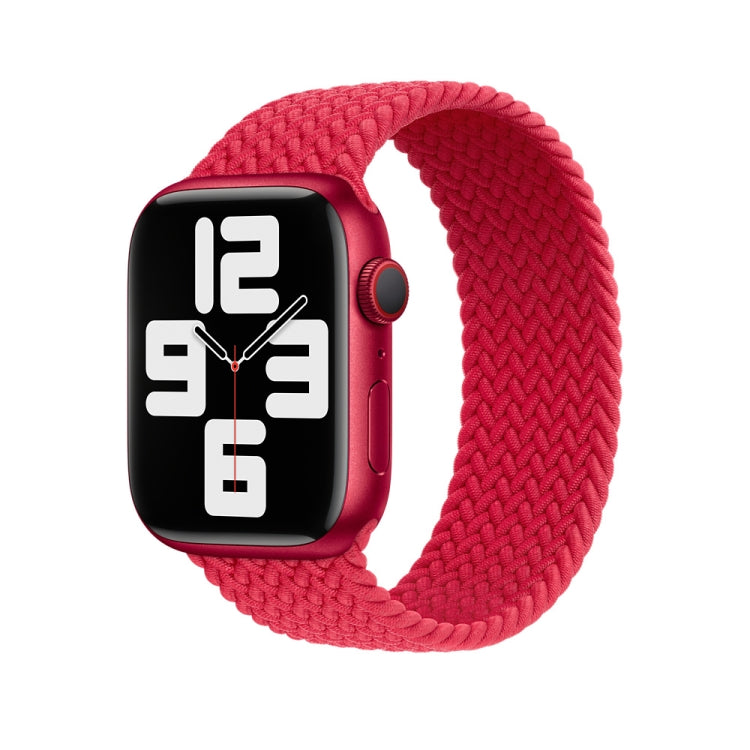 Nylon Braided Watch Band For Apple Watch Series 7 45mm / 6&SE&5&4 44mm / 3&2&1 42mm, 135mm, 150mm, 165mm