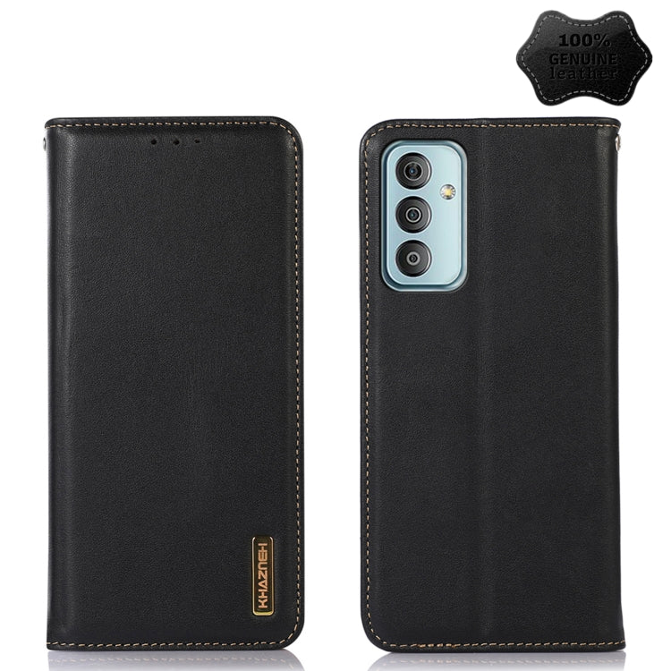 KHAZNEH Nappa Top Layer Cowhide Leather Phone Case, For Alcatel 1B 2022, For Nokia X100, For OPPO Reno7 4G Global/F21 Pro 4G, For Xiaomi Redmi 10A / 9C, For Samsung Galaxy F23 5G / M23, For Samsung Galaxy M33 5G, For Samsung Galaxy M53 5G              ...