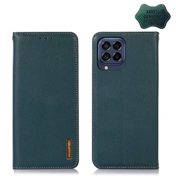 KHAZNEH Nappa Top Layer Cowhide Leather Phone Case, For Alcatel 1B 2022, For Nokia X100, For OPPO Reno7 4G Global/F21 Pro 4G, For Xiaomi Redmi 10A / 9C, For Samsung Galaxy F23 5G / M23, For Samsung Galaxy M33 5G, For Samsung Galaxy M53 5G              ...