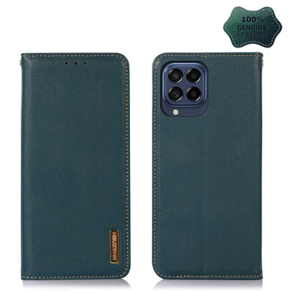 KHAZNEH Nappa Top Layer Cowhide Leather Phone Case, For Alcatel 1B 2022, For Nokia X100, For OPPO Reno7 4G Global/F21 Pro 4G, For Xiaomi Redmi 10A / 9C, For Samsung Galaxy F23 5G / M23, For Samsung Galaxy M33 5G, For Samsung Galaxy M53 5G              ...
