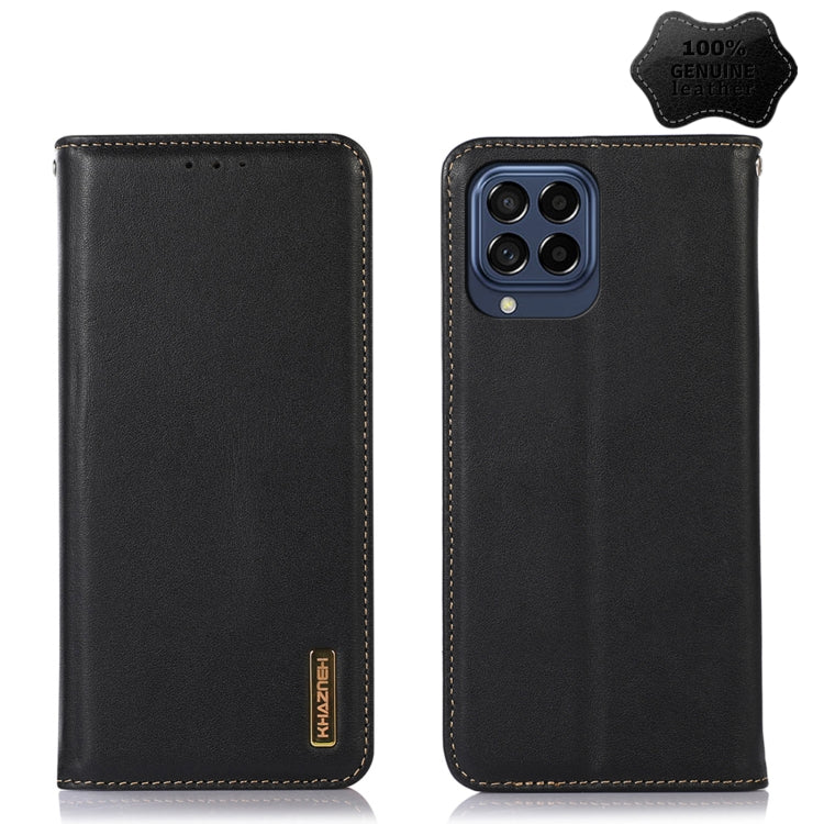 KHAZNEH Nappa Top Layer Cowhide Leather Phone Case, For Alcatel 1B 2022, For Nokia X100, For OPPO Reno7 4G Global/F21 Pro 4G, For Xiaomi Redmi 10A / 9C, For Samsung Galaxy F23 5G / M23, For Samsung Galaxy M33 5G, For Samsung Galaxy M53 5G              ...