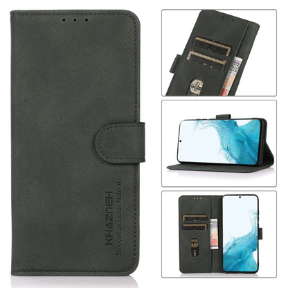 KHAZNEH Matte Texture Leather Phone Case, For Samsung Galaxy S22 5G