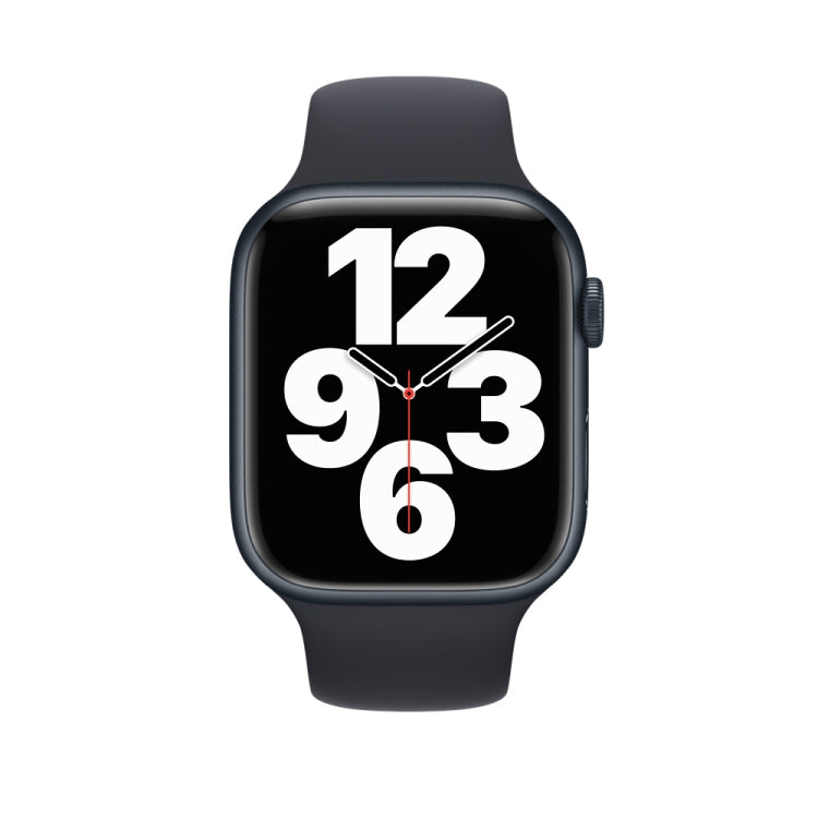 Silicone Watch Band For Apple Watch Series, For Apple Watch Series 9&8&7 41mm / SE 3&SE 2&6&SE&5&4 40mm, For Apple Watch 42mm / 41mm / 40mm / 38mm, For Apple Watch 46mm / 49mm / 45mm / 44mm                                                               ...