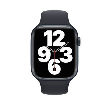Silicone Watch Band For Apple Watch Series, For Apple Watch Series 9&8&7 41mm / SE 3&SE 2&6&SE&5&4 40mm, For Apple Watch 42mm / 41mm / 40mm / 38mm, For Apple Watch 46mm / 49mm / 45mm / 44mm                                                               ...