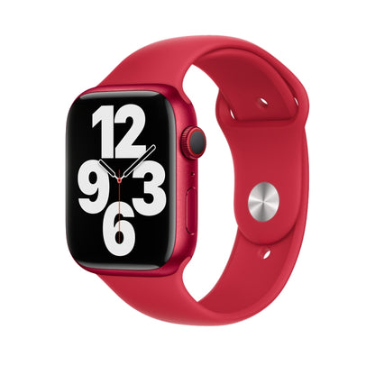 Silicone Watch Band For Apple Watch Series, For Apple Watch Series 9&8&7 41mm / SE 3&SE 2&6&SE&5&4 40mm, For Apple Watch 42mm / 41mm / 40mm / 38mm, For Apple Watch 46mm / 49mm / 45mm / 44mm                                                               ...