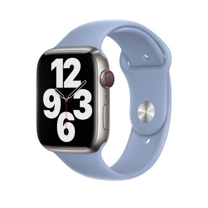 Silicone Watch Band For Apple Watch Series, For Apple Watch Series 9&8&7 41mm / SE 3&SE 2&6&SE&5&4 40mm, For Apple Watch 42mm / 41mm / 40mm / 38mm, For Apple Watch 46mm / 49mm / 45mm / 44mm                                                               ...