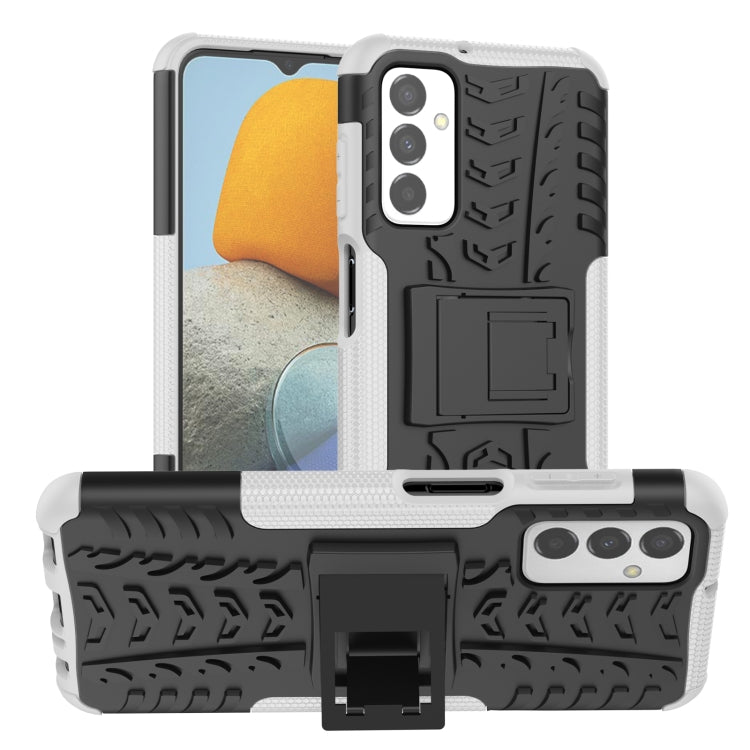 Tire Texture TPU + PC Phone Case with Holder, For OPPO Realme C21Y, For Motorola Moto G22/E32, For OPPO Realme C35, For vivo Y75 / Y55 / T1 5G, For Samsung Galaxy M23 / F23 5G, For Nokia G21 4G