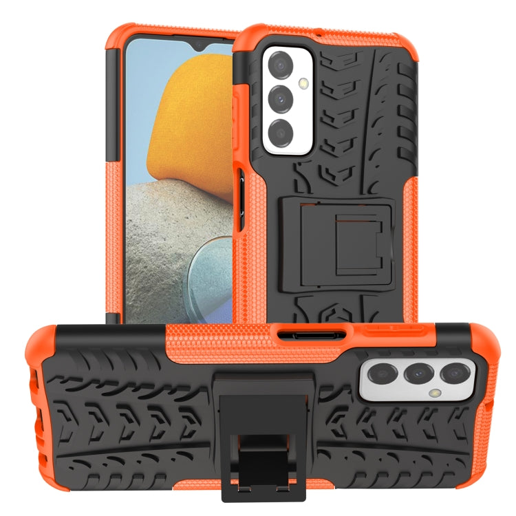 Tire Texture TPU + PC Phone Case with Holder, For OPPO Realme C21Y, For Motorola Moto G22/E32, For OPPO Realme C35, For vivo Y75 / Y55 / T1 5G, For Samsung Galaxy M23 / F23 5G, For Nokia G21 4G