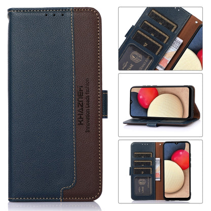 KHAZNEH Litchi Texture Leather RFID Phone Case, For Samsung Galaxy A03 164mm, For Samsung Galaxy A13, For Samsung Galaxy A33 5G, For Samsung Galaxy M23 / F23 5G, For Samsung Galaxy M53 5G, For Samsung Galaxy S21 FE 5G
