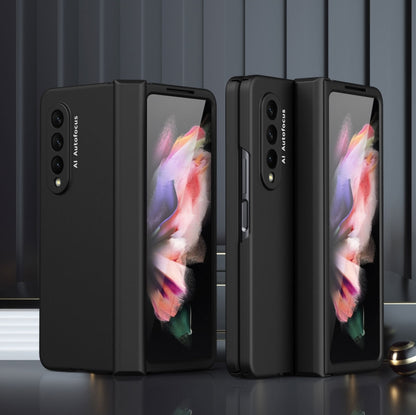 360 Full Body Hinge Flip Phone Case, For Samsung Galaxy Z Fold3 5G