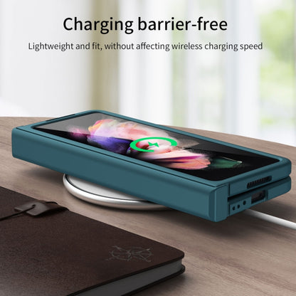 360 Full Body Hinge Flip Phone Case, For Samsung Galaxy Z Fold3 5G