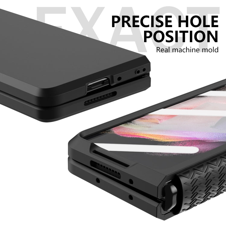 360 Full Body TPU Hinge Flip Phone Case, For Samsung Galaxy Z Fold3 5G