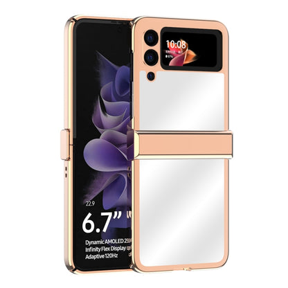 Electroplating Mirror Hinge Phone Case, For Samsung Galaxy Z Flip3 5G