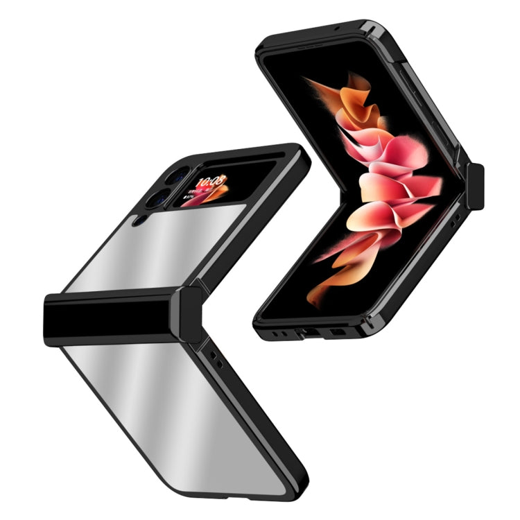 Electroplating Mirror Hinge Phone Case, For Samsung Galaxy Z Flip3 5G