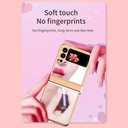 Electroplating Mirror Hinge Phone Case, For Samsung Galaxy Z Flip3 5G
