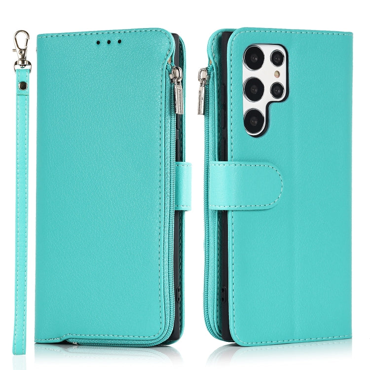 Microfiber Zipper Horizontal Flip Leather Case, For Samsung Galaxy S20 Ultra, For Samsung Galaxy S22 Ultra 5G, For Samsung Galaxy S21+ 5G, For Samsung Galaxy S21 Ultra 5G, For Samsung Galaxy Note20, For Samsung Galaxy A21s