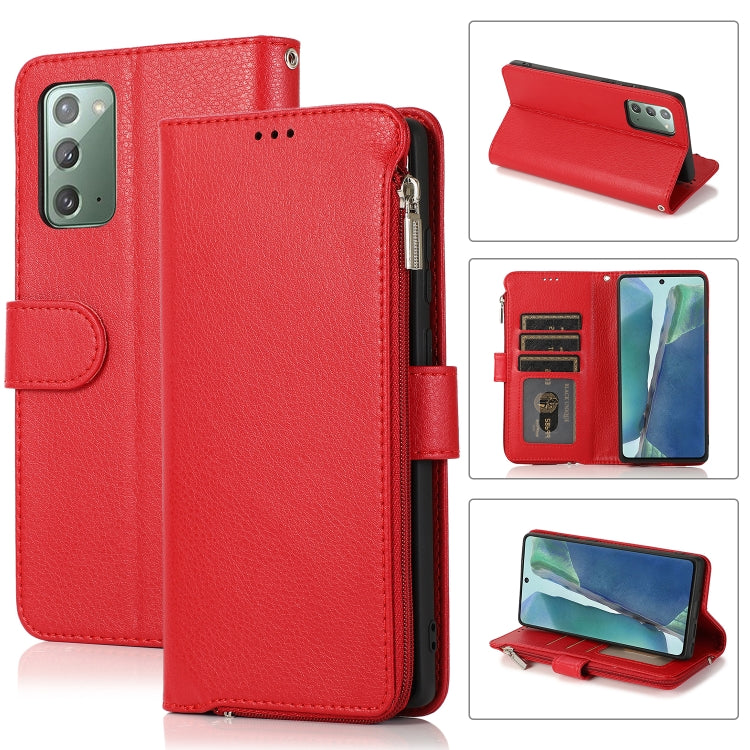 Microfiber Zipper Horizontal Flip Leather Case, For Samsung Galaxy S20 Ultra, For Samsung Galaxy S22 Ultra 5G, For Samsung Galaxy S21+ 5G, For Samsung Galaxy S21 Ultra 5G, For Samsung Galaxy Note20, For Samsung Galaxy A21s