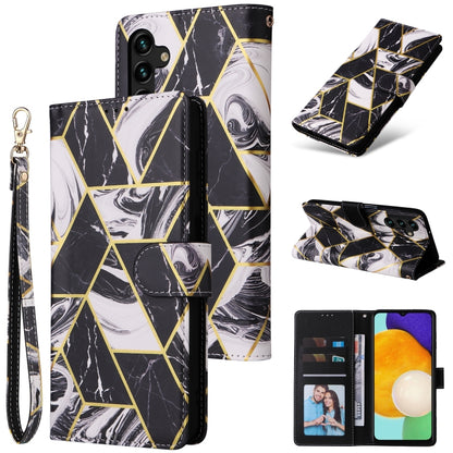 Marble Bronzing Stitching Leather Phone Case, For Samsung Galaxy S22 5G, For Samsung Galaxy S22+ 5G, For Samsung Galaxy S22 Ultra 5G, For Samsung Galaxy A13 5G, For Samsung Galaxy A33 5G, For Samsung Galaxy A53 5G
