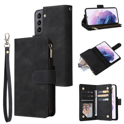 Multifunctional Frosted Zipper Wallet Leather Phone Case, For Samsung Galaxy S22+ 5G, For Samsung Galaxy A03s 166.5mm, For Samsung Galaxy A13 5G, For Samsung Galaxy A33 5G, For Samsung Galaxy A53 5G, For Xiaomi Redmi Note 11 Pro China                  ...