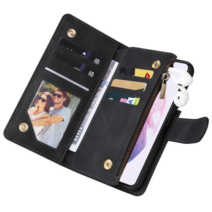 Multifunctional Frosted Zipper Wallet Leather Phone Case, For Samsung Galaxy S22+ 5G, For Samsung Galaxy A03s 166.5mm, For Samsung Galaxy A13 5G, For Samsung Galaxy A33 5G, For Samsung Galaxy A53 5G, For Xiaomi Redmi Note 11 Pro China                  ...