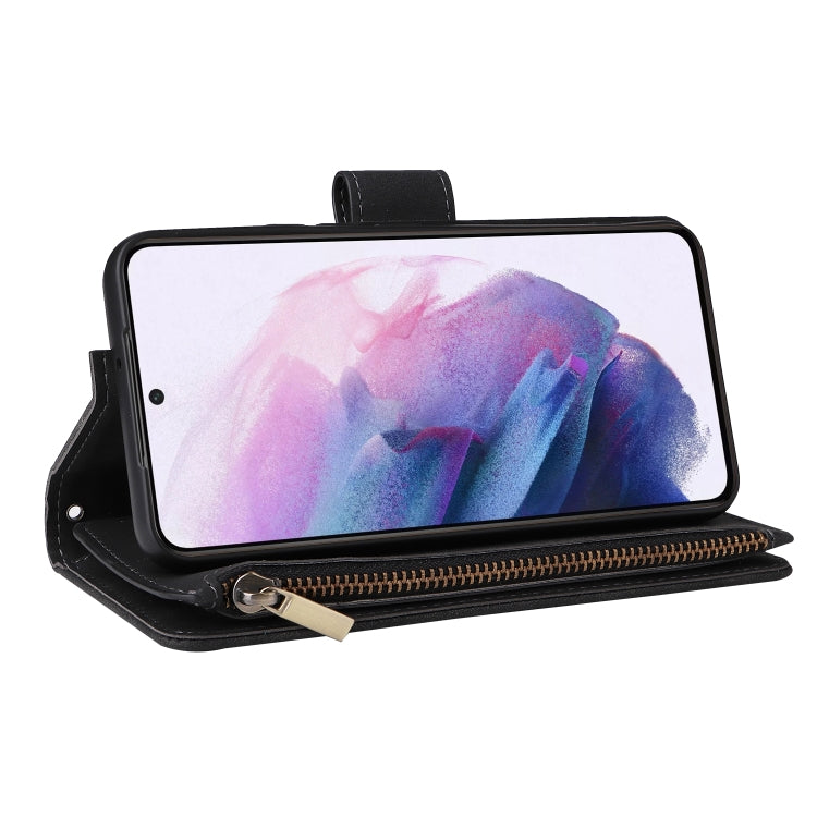 Multifunctional Frosted Zipper Wallet Leather Phone Case, For Samsung Galaxy S22+ 5G, For Samsung Galaxy A03s 166.5mm, For Samsung Galaxy A13 5G, For Samsung Galaxy A33 5G, For Samsung Galaxy A53 5G, For Xiaomi Redmi Note 11 Pro China                  ...