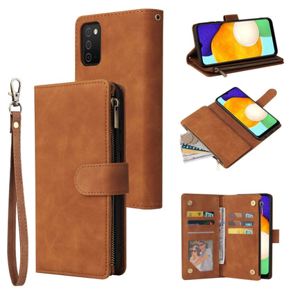 Multifunctional Frosted Zipper Wallet Leather Phone Case, For Samsung Galaxy S22+ 5G, For Samsung Galaxy A03s 166.5mm, For Samsung Galaxy A13 5G, For Samsung Galaxy A33 5G, For Samsung Galaxy A53 5G, For Xiaomi Redmi Note 11 Pro China                  ...