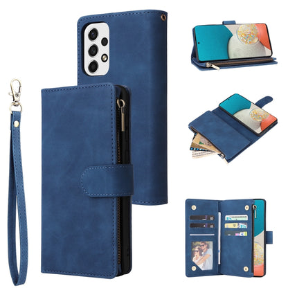 Multifunctional Frosted Zipper Wallet Leather Phone Case, For Samsung Galaxy S22+ 5G, For Samsung Galaxy A03s 166.5mm, For Samsung Galaxy A13 5G, For Samsung Galaxy A33 5G, For Samsung Galaxy A53 5G, For Xiaomi Redmi Note 11 Pro China                  ...
