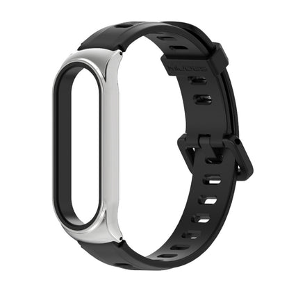 For Xiaomi Mi Band 6 / 5 Mijobs Flat Hole Silicone Watch Band, CS Case, GT Case, Plus Case, TF Case
