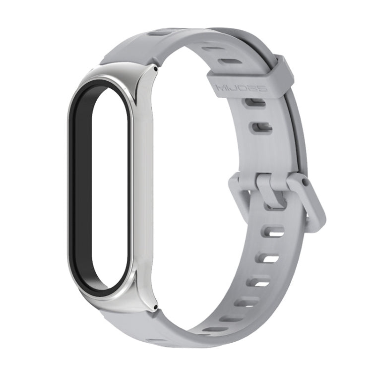 For Xiaomi Mi Band 6 / 5 Mijobs Flat Hole Silicone Watch Band, CS Case, GT Case, Plus Case, TF Case