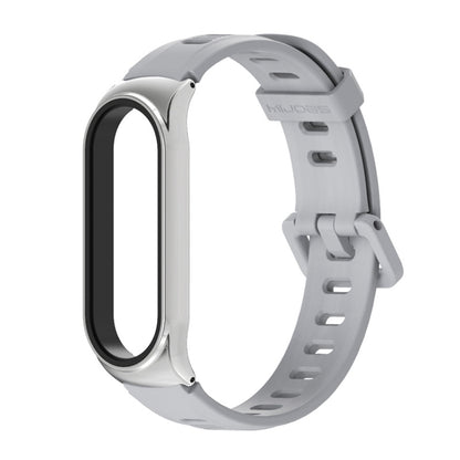 For Xiaomi Mi Band 6 / 5 Mijobs Flat Hole Silicone Watch Band, CS Case, GT Case, Plus Case, TF Case