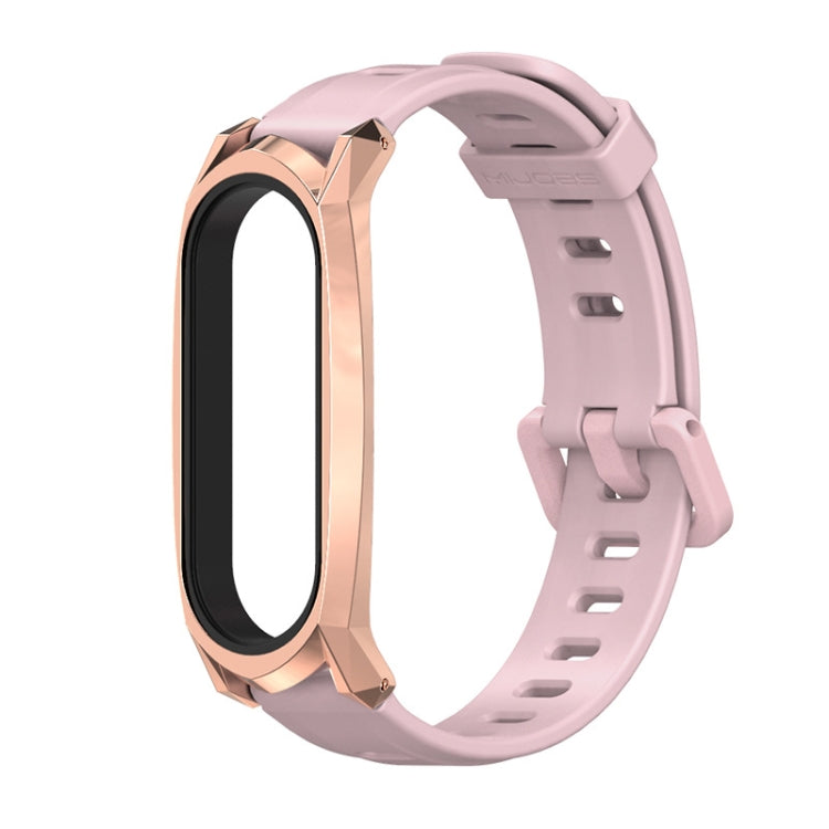 For Xiaomi Mi Band 6 / 5 Mijobs Flat Hole Silicone Watch Band, CS Case, GT Case, Plus Case, TF Case