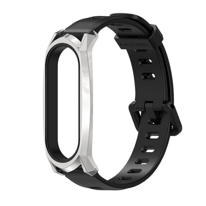 For Xiaomi Mi Band 6 / 5 Mijobs Flat Hole Silicone Watch Band, CS Case, GT Case, Plus Case, TF Case