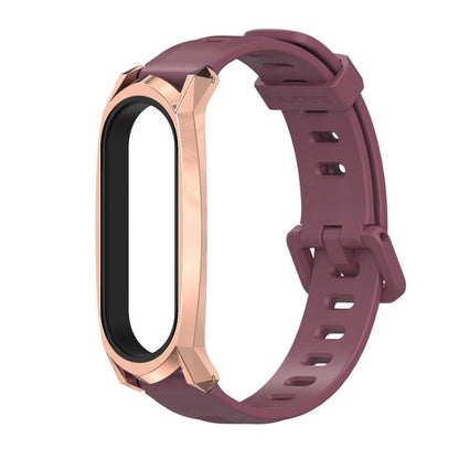 For Xiaomi Mi Band 6 / 5 Mijobs Flat Hole Silicone Watch Band, CS Case, GT Case, Plus Case, TF Case