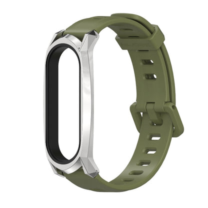 For Xiaomi Mi Band 6 / 5 Mijobs Flat Hole Silicone Watch Band, CS Case, GT Case, Plus Case, TF Case