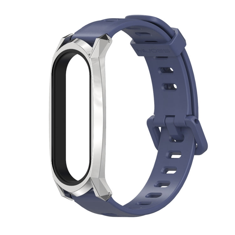 For Xiaomi Mi Band 6 / 5 Mijobs Flat Hole Silicone Watch Band, CS Case, GT Case, Plus Case, TF Case