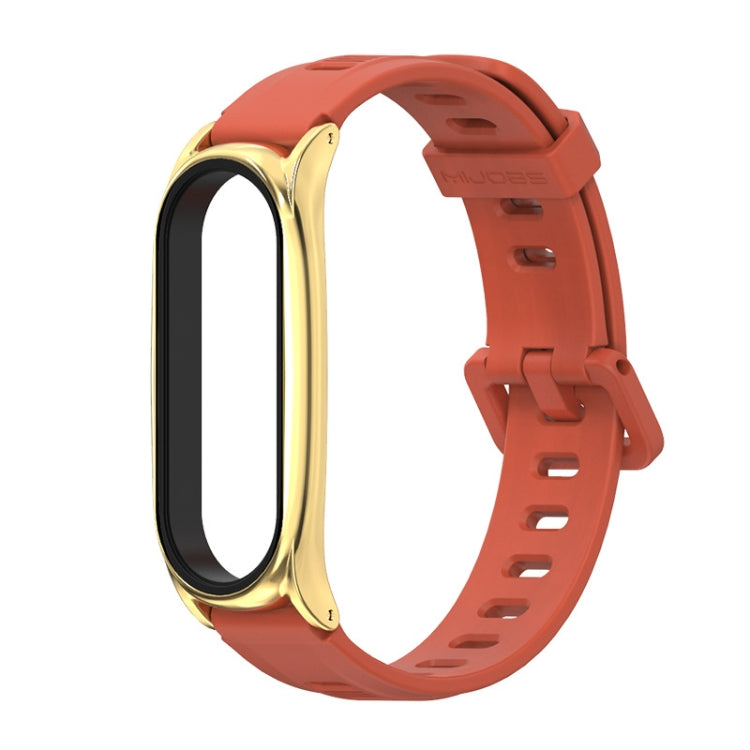 For Xiaomi Mi Band 6 / 5 Mijobs Flat Hole Silicone Watch Band, CS Case, GT Case, Plus Case, TF Case