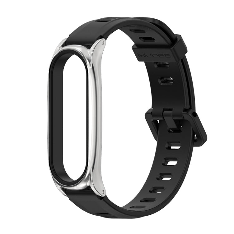 For Xiaomi Mi Band 6 / 5 Mijobs Flat Hole Silicone Watch Band, CS Case, GT Case, Plus Case, TF Case