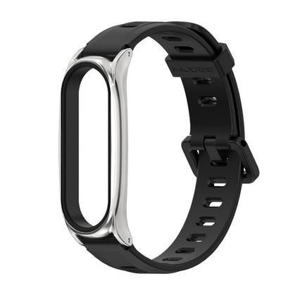 For Xiaomi Mi Band 6 / 5 Mijobs Flat Hole Silicone Watch Band, CS Case, GT Case, Plus Case, TF Case