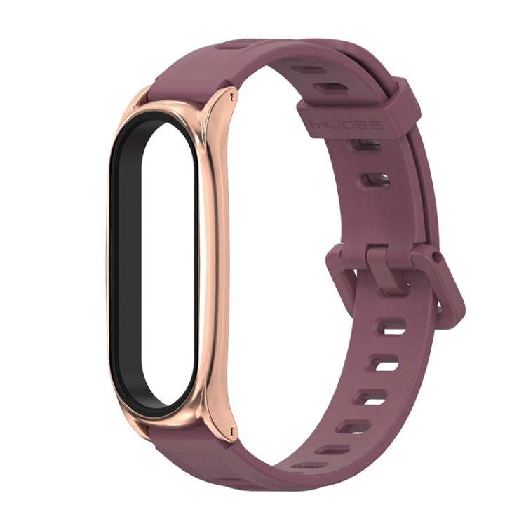 For Xiaomi Mi Band 6 / 5 Mijobs Flat Hole Silicone Watch Band, CS Case, GT Case, Plus Case, TF Case