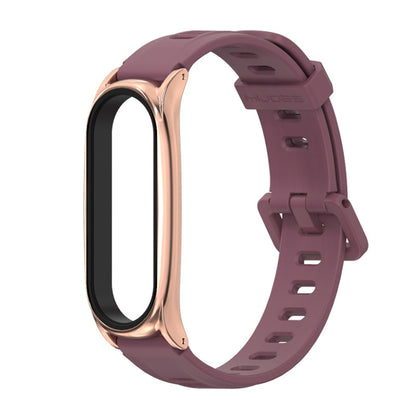 For Xiaomi Mi Band 6 / 5 Mijobs Flat Hole Silicone Watch Band, CS Case, GT Case, Plus Case, TF Case