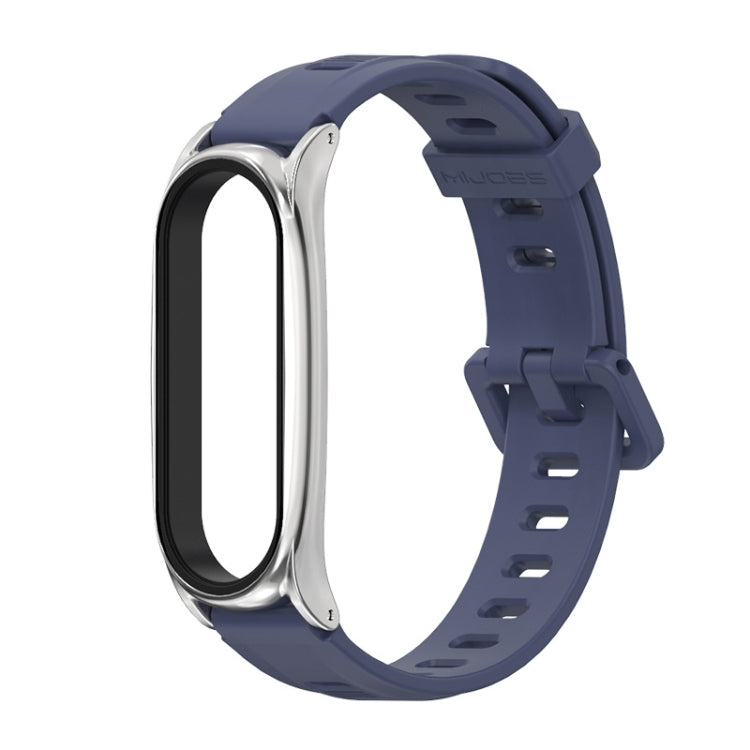 For Xiaomi Mi Band 6 / 5 Mijobs Flat Hole Silicone Watch Band, CS Case, GT Case, Plus Case, TF Case