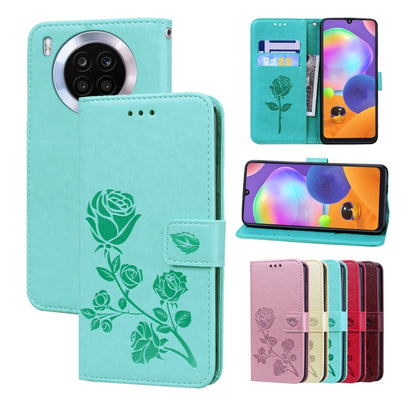 Rose Embossed Leather Phone Case, For Xiaomi Redmi 10C, For Huawei nova 8i, For Huawei nova 9, For Honor X8, For Samsung Galaxy A13 4G, For Samsung Galaxy A23