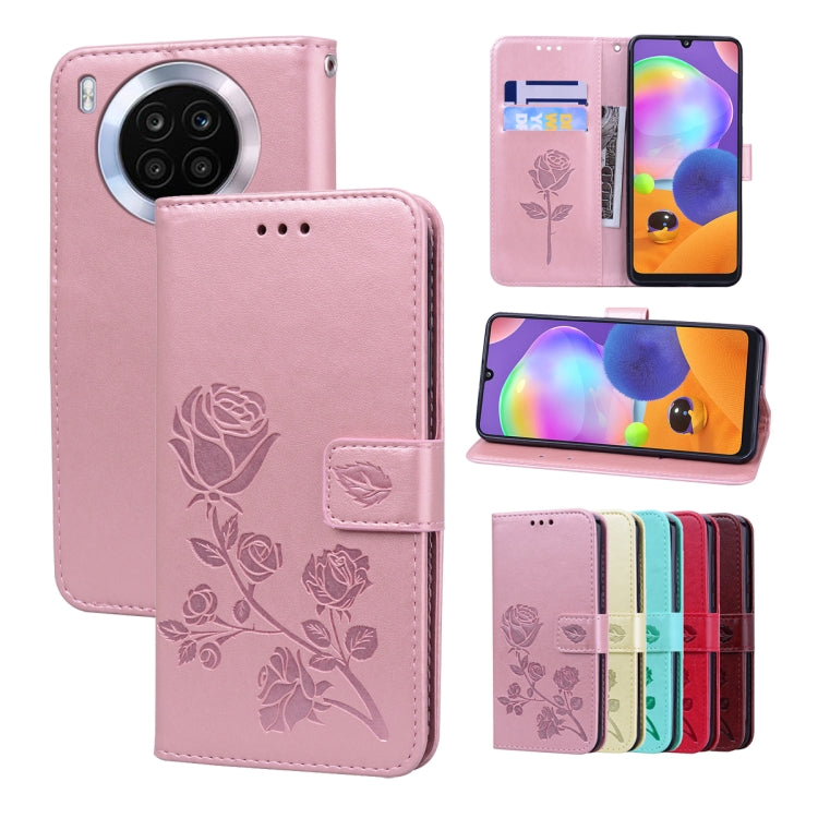 Rose Embossed Leather Phone Case, For Xiaomi Redmi 10C, For Huawei nova 8i, For Huawei nova 9, For Honor X8, For Samsung Galaxy A13 4G, For Samsung Galaxy A23